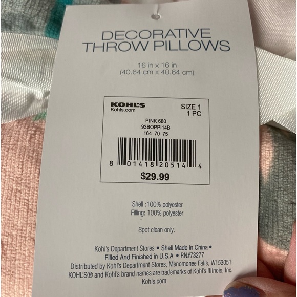 New! Set of 2 Llama Alpaca The Big One Decorative Plush Throw Pillows 16x16 - Picture 5 of 9